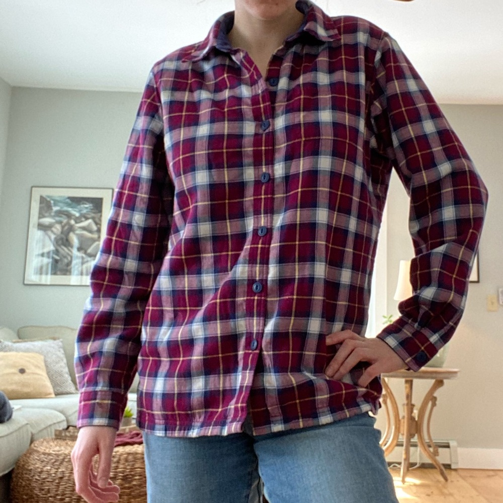 L.L. Bean fleece-lined flannel
